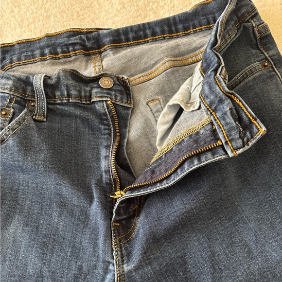 Levi's Dark Blue Straight Men's Jeans W36 L 30 - Picture 7 of 13
